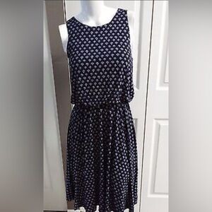 LOFT Blue Midi Dress
